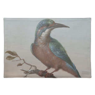 Kingfisher Bird Fabric Placemat