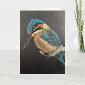 Kingfisher Bird Fine Art Greeting Card