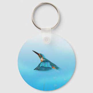 Kingfisher Bird Keychain