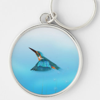 Kingfisher Bird Keychain