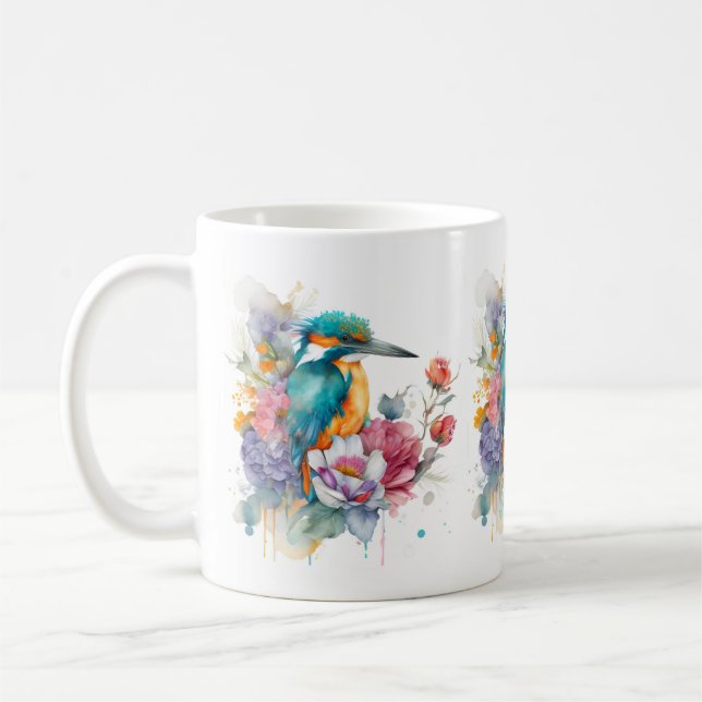 Kingfisher Bird Mug (Left)