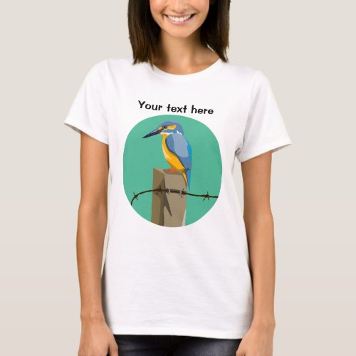 Kingfisher  Bird T_Shirt