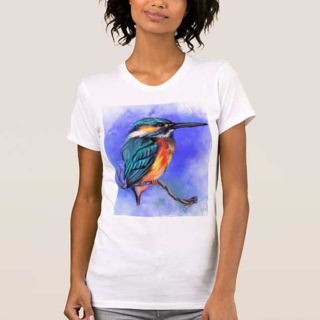 Kingfisher Bird T-Shirt (Front)