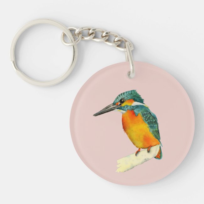 Kingfisher Bird Watercolor Painting