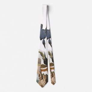 Kingfisher Birds Audubon Wildlife Tie