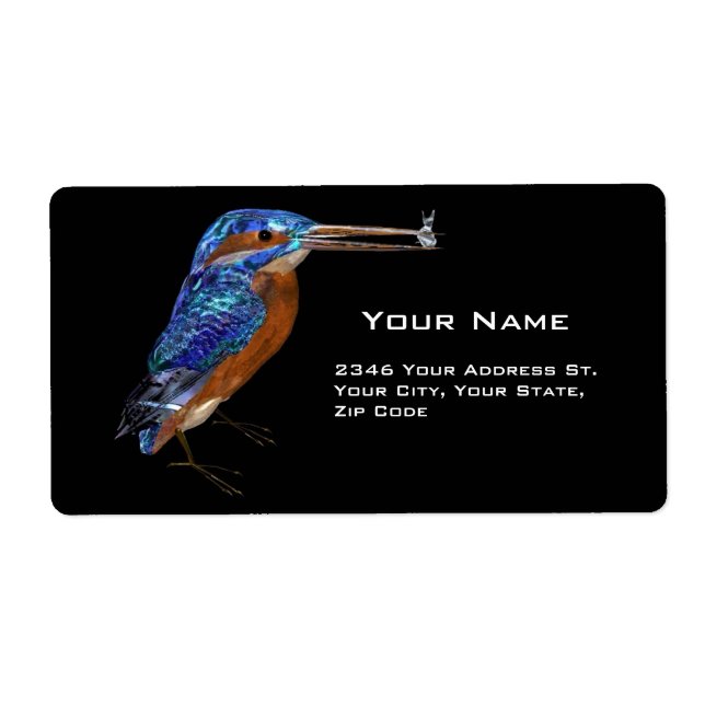 KINGFISHER , Black Blue Label (Front)