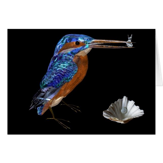 KINGFISHER , black Cards (Front Horizontal)