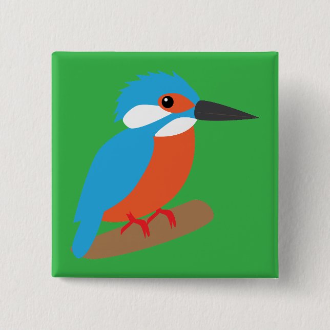 Kingfisher Button (Front)