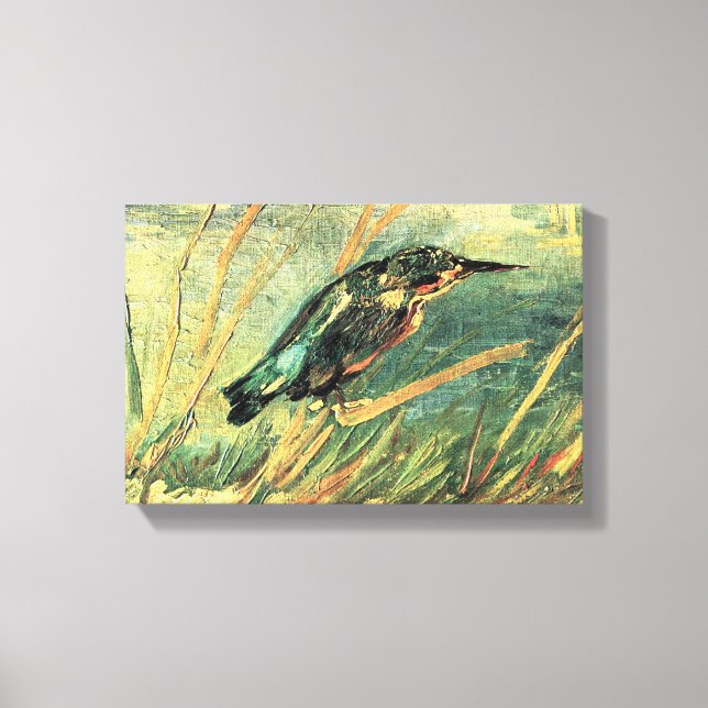 Kingfisher by Vincent van Gogh Canvas Print (Front)