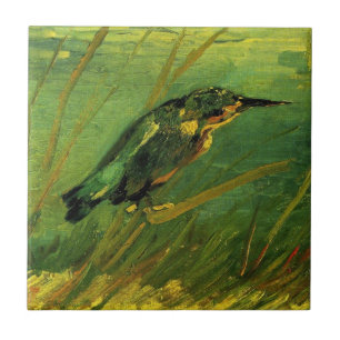 Kingfisher by Vincent van Gogh Ceramic Tile