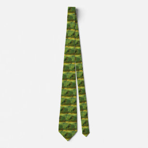 Kingfisher by Vincent van Gogh Neck Tie