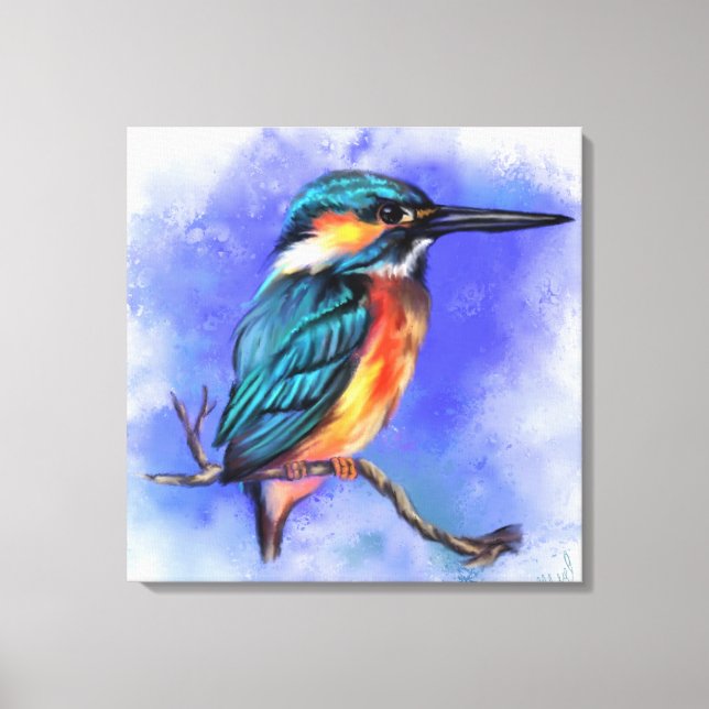 Kingfisher Canvas Print  (Front)