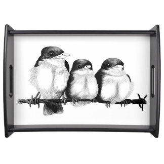 Kingfisher Chicks Serving Tray