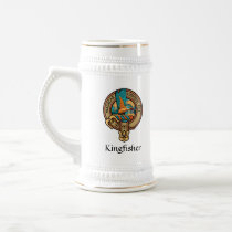 Kingfisher Crest over Tartan Beer Stein