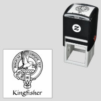 Kingfisher Crest Self-inking Stamp