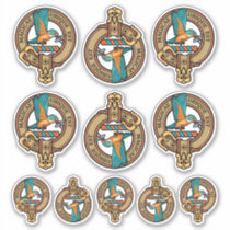 Kingfisher Crest Sticker Set