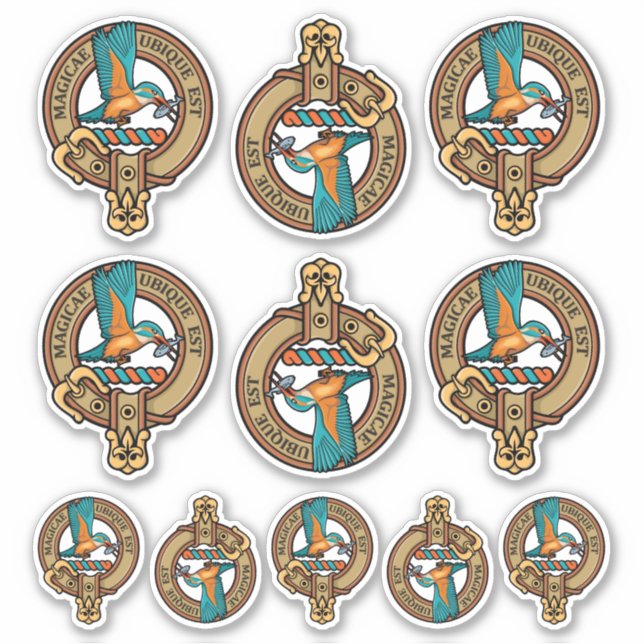 Kingfisher Crest Sticker Set (Front)