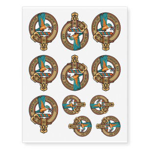 Kingfisher Crest Temporary Tattoos