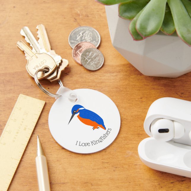 Kingfisher Design Keychain (Desk)
