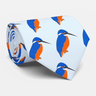 Kingfisher Design Neck Tie