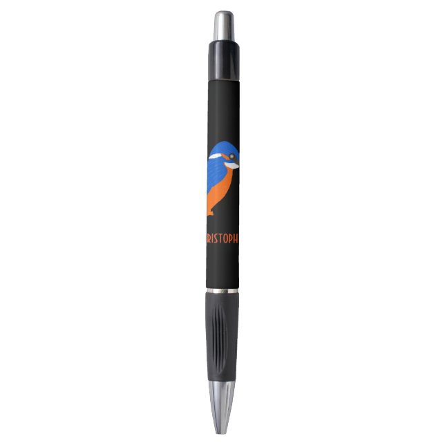 Kingfisher Design Pen (Front Vertical)
