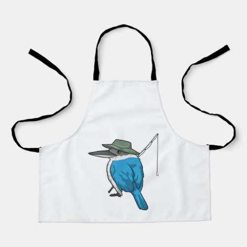 Kingfisher Fishing Fisher Fishing rod Apron