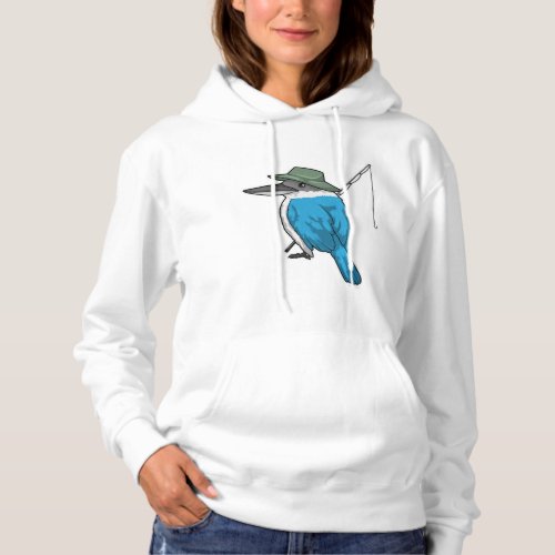 Kingfisher Fishing Fisher Fishing rod Hoodie