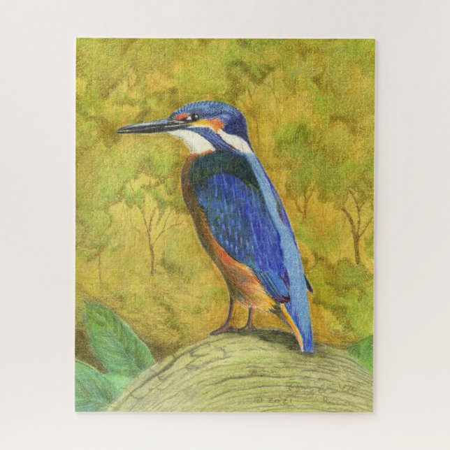 Kingfisher Jigsaw Puzzle (Vertical)