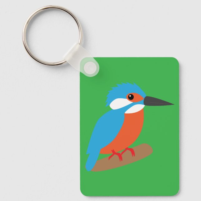 Kingfisher Keychain (Front)
