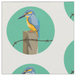 Kingfisher Kotare NZ bird Fabric