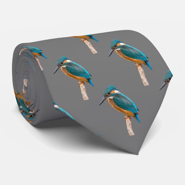 Kingfisher Neck Tie (Rolled)