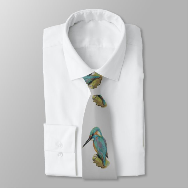 Kingfisher  neck tie (Tied)