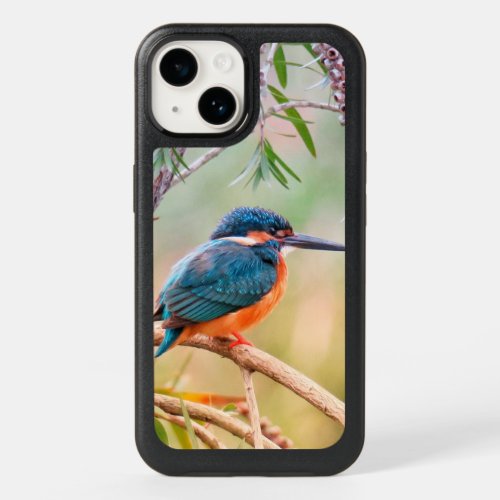 Kingfisher Perched on Branch OtterBox iPhone 14 Case