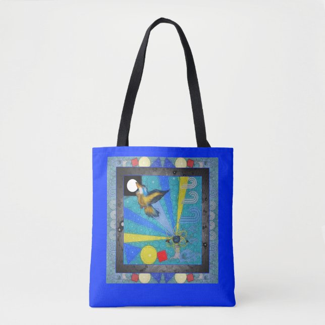 Kingfisher Poem Tote Bag (Front)