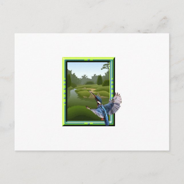 Kingfisher Postcard (Front)