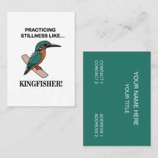 Kingfisher Practicing Stillness Like Kingfisher