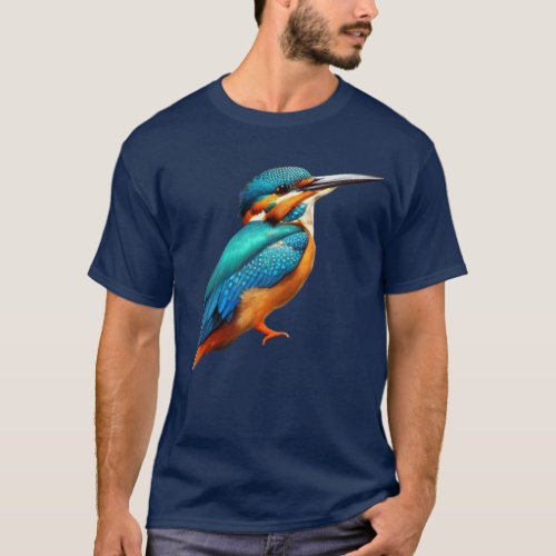 Kingfisher Shirt  Bird Watcher Gift  