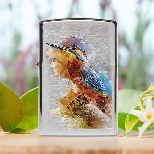 ZIPPO 廃版激レア 『本金蒔絵 カワセミ Kingfisher 』1997 - タバコグッズ