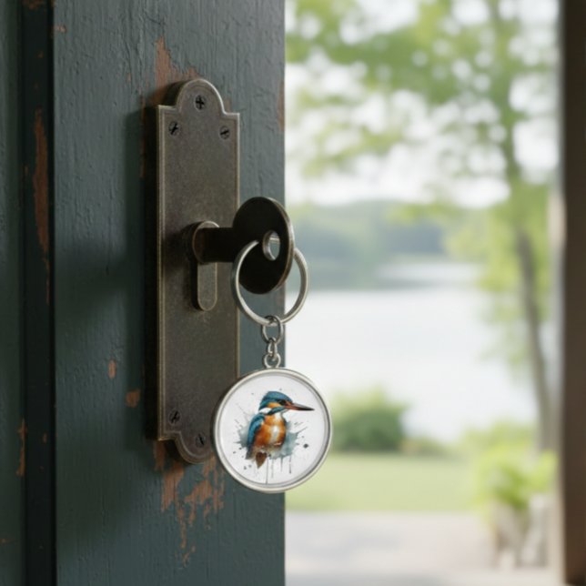 Kingfisher Splash Keychain (Creator Uploaded)