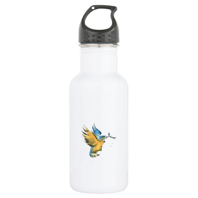 Kingfisher Stainless Steel Water Bottle (Front)