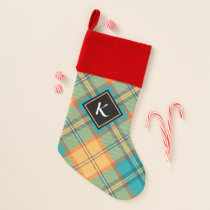 Kingfisher Tartan Christmas Stocking