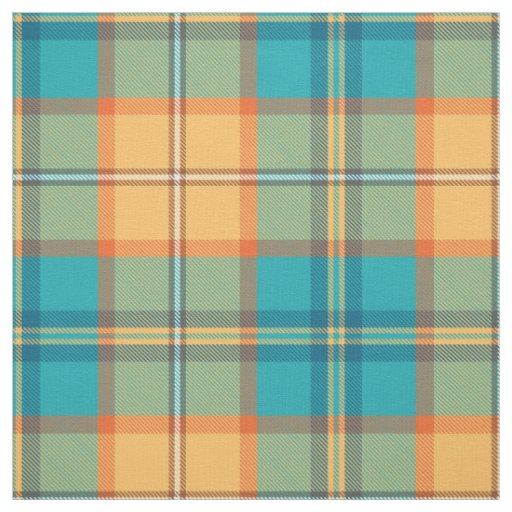 Kingfisher Tartan Fabric