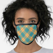 Kingfisher Tartan Face Mask