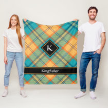 Kingfisher Tartan Fleece Blanket