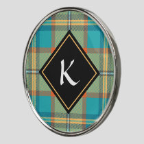 Kingfisher Tartan Golf Ball Marker