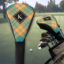 Kingfisher Tartan Golf Head Cover