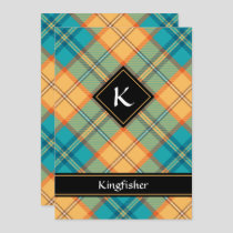 Kingfisher Tartan Invitation