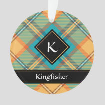 Kingfisher Tartan Ornament