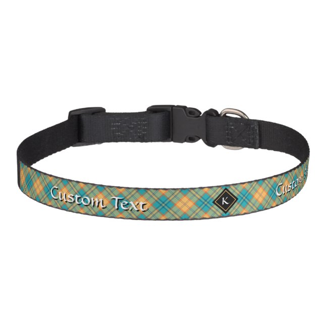 Kingfisher Tartan Pet Collar (Front)