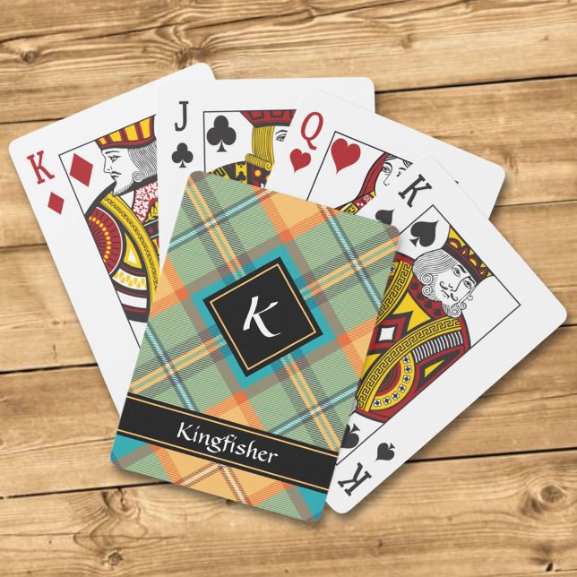 Kingfisher Tartan Playing Cards (Creator Uploaded)